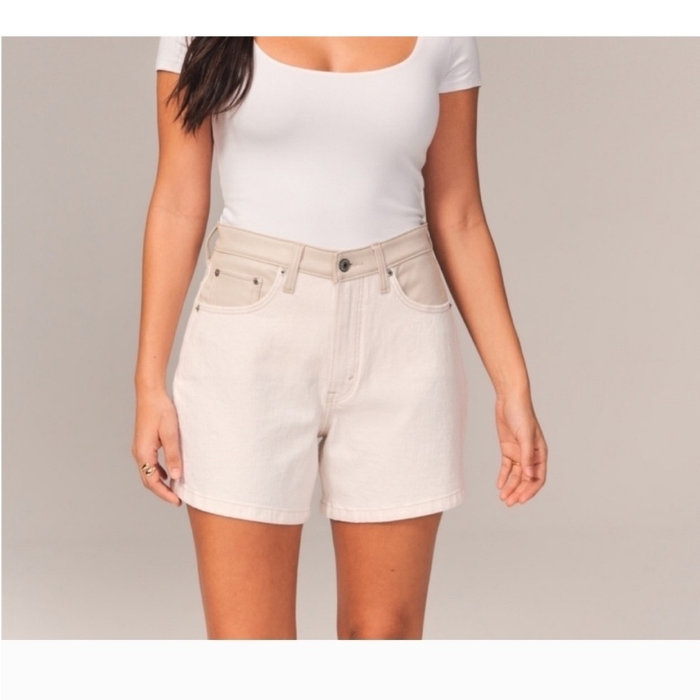 Abercrombie & Fitch Women's Tan Jean Shorts